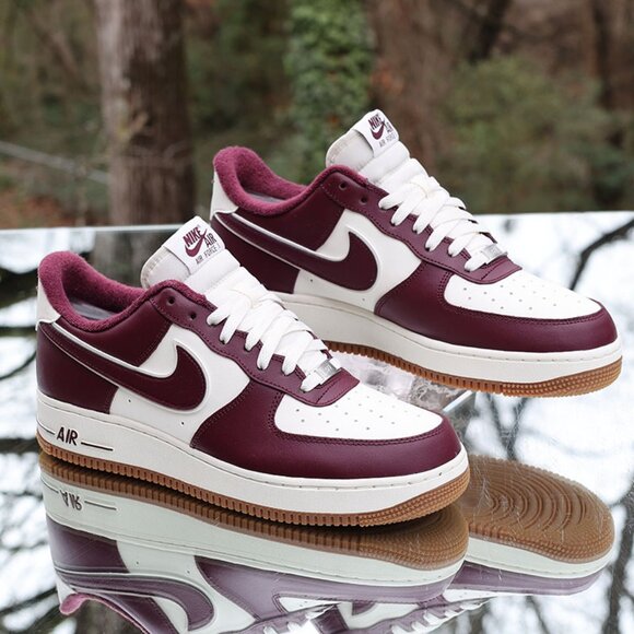 Nike Air Force 1 LV8 College Pack Night Maroon - Picture 12 of 14